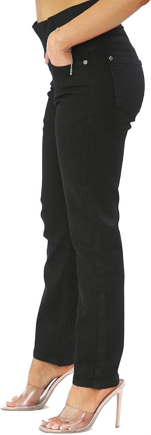 Elastiska jeans med hög midja, magkontroll och stretch, Storlek 10-24
