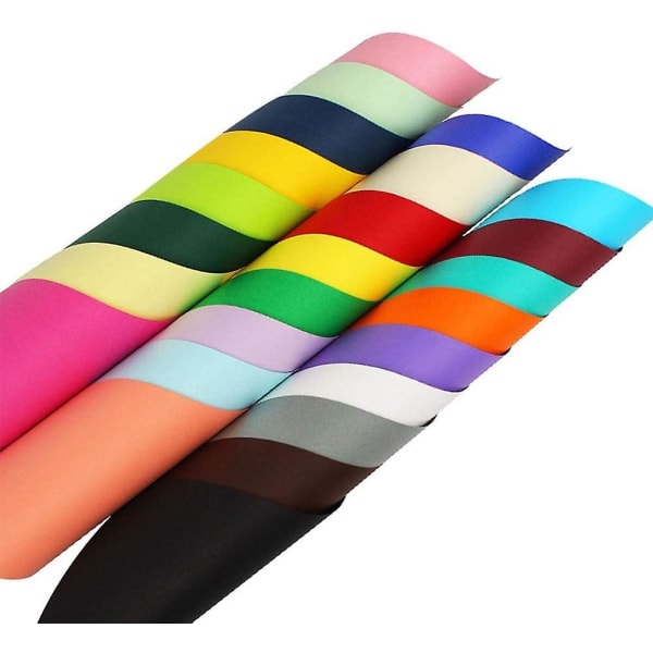 Färgad kartong A4 100 arks kartongpapper 230 g - Roligare att pyssla och dekorera - Skiss och skär papper - 30 olika färger