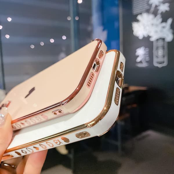 Telefondeksel, airbag støtsikkert deksel Candy White
