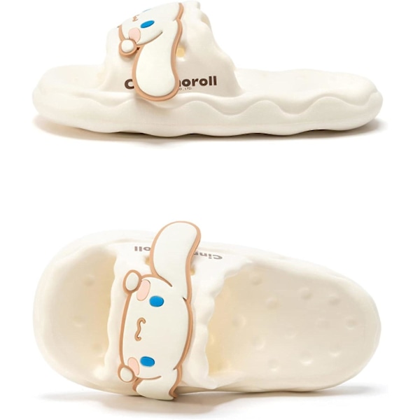 Kawaii Sandaalit Anime Kesä Avokärkiset Pehmustetut Sandaalit, Hauskat Rantasandaalit Pehmustetulla Paksulla Pohjalla, Cloud Sandaalit Naisille White 45115