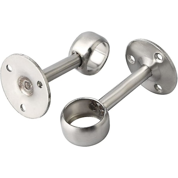 Gardinstangbrakett Garderobestangbrakett Med Skruer Takbrakett Diameter 32mm, 2 stk. 32mm