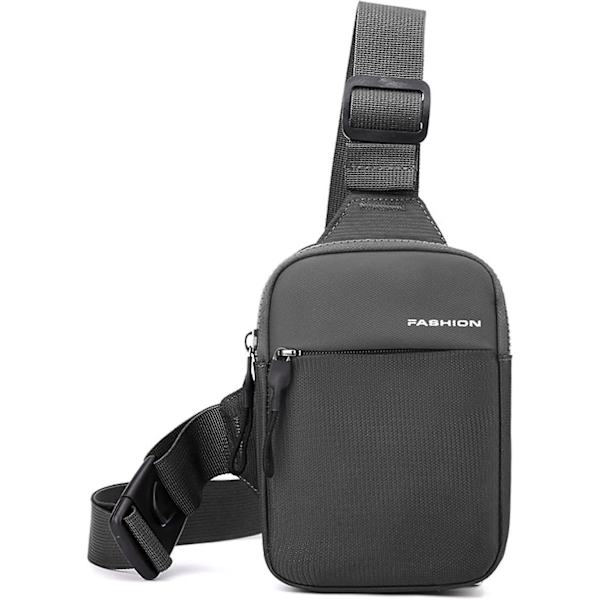 Miesten Rintalaukku Olkalaukku Crossbody-laukku Olkalaukku Reppu Matkailuun Urheiluun Olkapään Ylitykseen Retkeilyyn Kouluun Pyöräilyyn Moottoripyöräilyyn