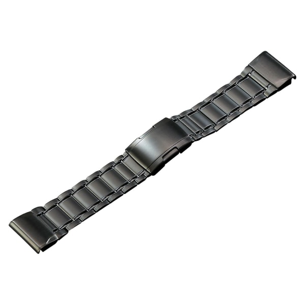 22 mm watch för Garmin Forerunner 965/955/945/935, 5 pärlor titanstål snabbkopplingsarmband Grey