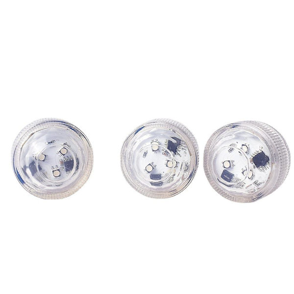 Mini undervattens LED-lampor med fjärrkontroll, små undervattens LED-lampor för te-ljus, flamlösa vaser, pool, damm, lykta, dekorationsbelysning (5 st)