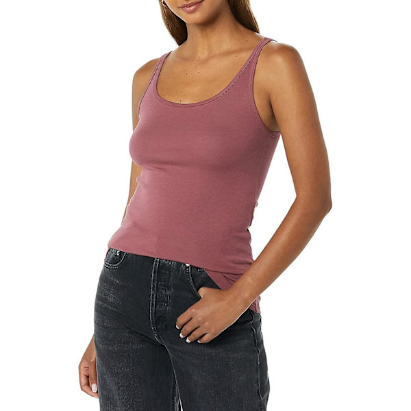 Slim-fit tanktopp med tynne stropper for kvinner, 2-pakning Style 5 M