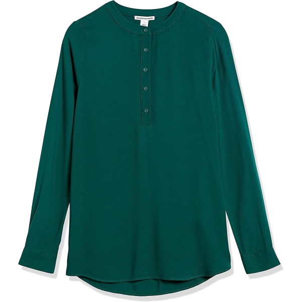 Langermet vevd bluse for kvinner Style 8 M