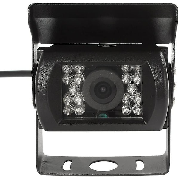 Bakkamera 12v-24v 4 Pin 18 Ir Leds Vandtæt Nattesyn 4 Pin Kabel Til Bil/bus/lastbil/trailer/campingvogn/autocamper