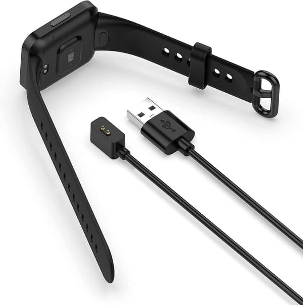 Opladerkabel Kompatibel Med Mi Band 7 Pro 100cm - Sort