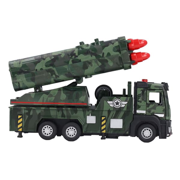 Pansret Launcher Truck Lys Lyd Samlerobjekt Realistisk Pansret Modelbil til Børn