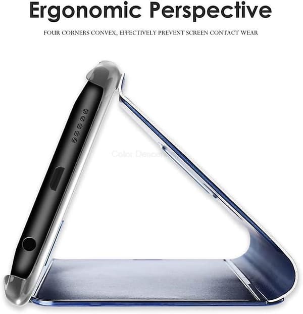Samsung Galaxy S10 Plus Clear View Folio Deksel - Blå