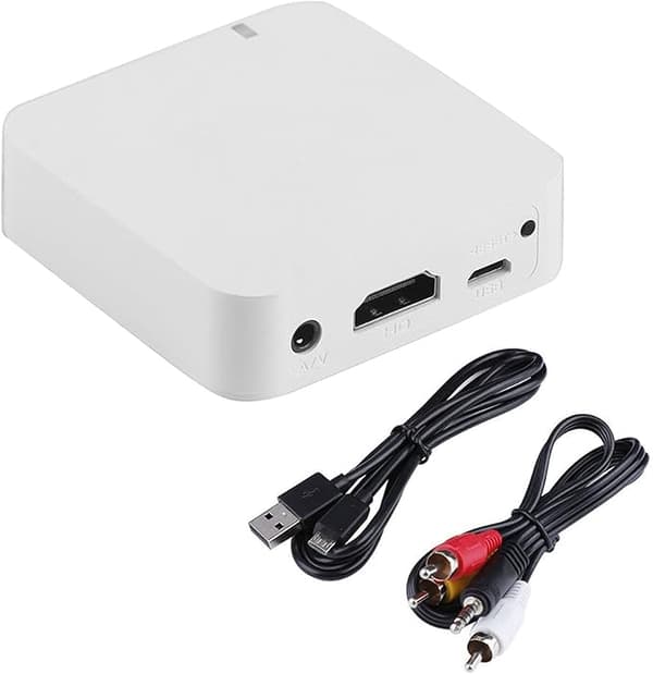 Mini Bil WiFi Display Trådløs Smart Display Boks AV+HDMI Skjermspeiling Speilboks Airplay Erstatning