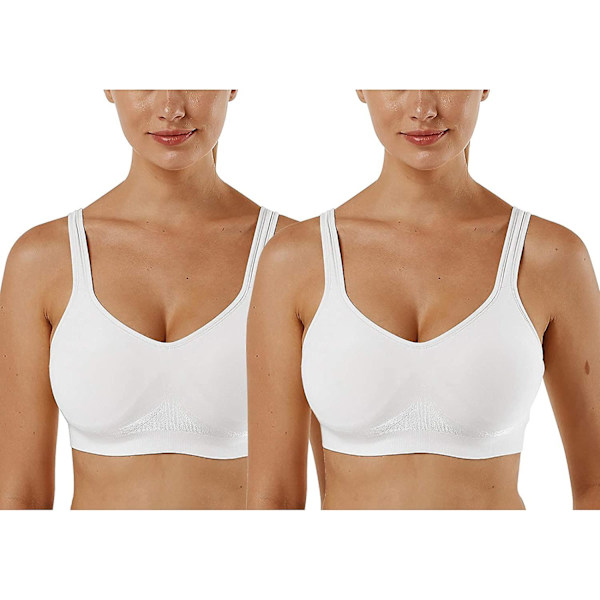 Naisten urheiluliivit saumattomat mukavat push-up-liivit langattomat topatut plus-kokoiset jooga-uniliivit 1/2/3 kpl