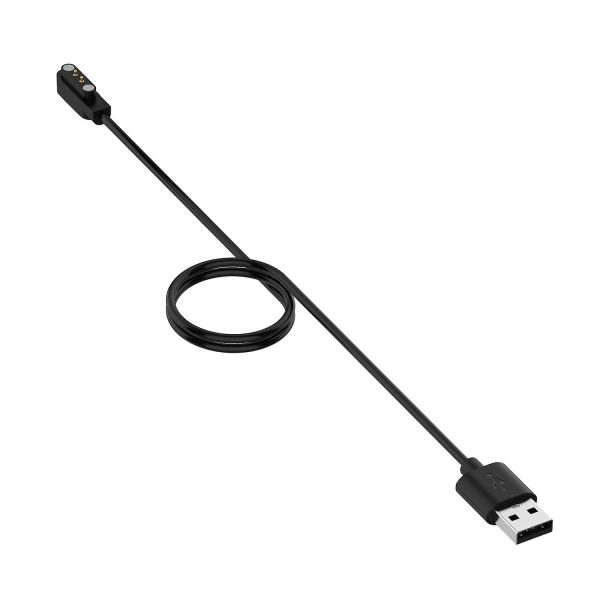 Magnetisk opladerkabel til Kieslect Smart Watch K10 / K11 Oplader Bærbar 1m opladerledning