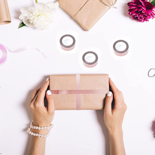 3 st metallisk washi-tejp, dekorativ grafisk konstpapperstejp självhäftande maskeringstejp, hantverksmaterialtejp för scrapbooking DIY-hantverksdekorationspresent