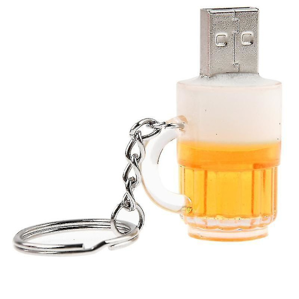 Computer Tilbehørssæt Øl Nøglering Stil USB Flash Disk Med 2gb Hukommelse