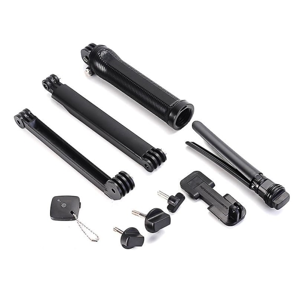 3-vägs handgrepp arm Bluetooth selfiepinne stativfäste vattentät monopod för GoPro 6/5/4+/3+ etc.