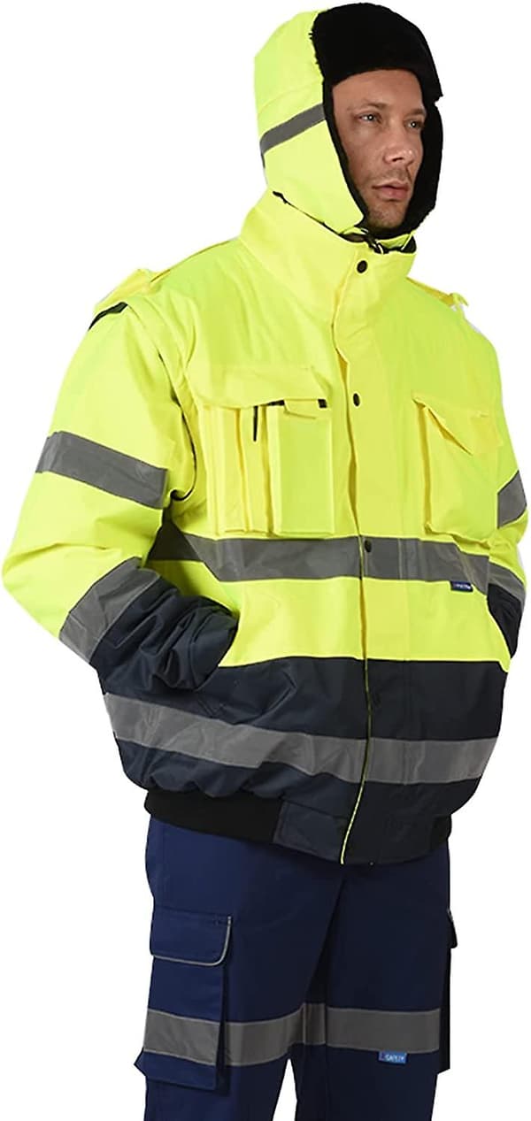 Hyvin näkyvä Viz Keep Warm -lämmin turkislakki Green