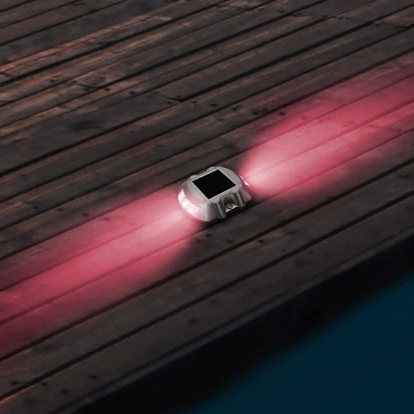 2 kpl aurinkokennovalaisimia LED-ajotievalaisimet laiturin valot portaille kävelyteille portaisiin puutarhoihin pihoille pink