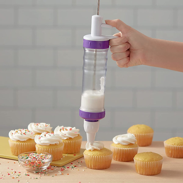 Dessert Decorator Plus kakunkoristelutyökalu ja kakun kuorrutustyökalu, teräksinen jälkiruokakoristelu kakun koristelu