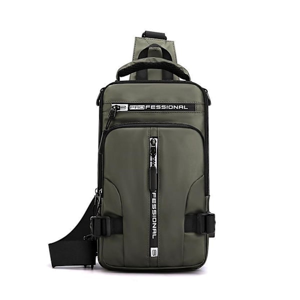 Ny Slung Crossbody Ryggsäck Axelväska För Män Kvinnor, Lätt En Rem Ryggsäck green