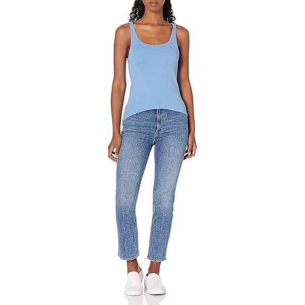 Slim-fit tanktopp med tynne stropper for kvinner, 2-pakning Style 8 XS