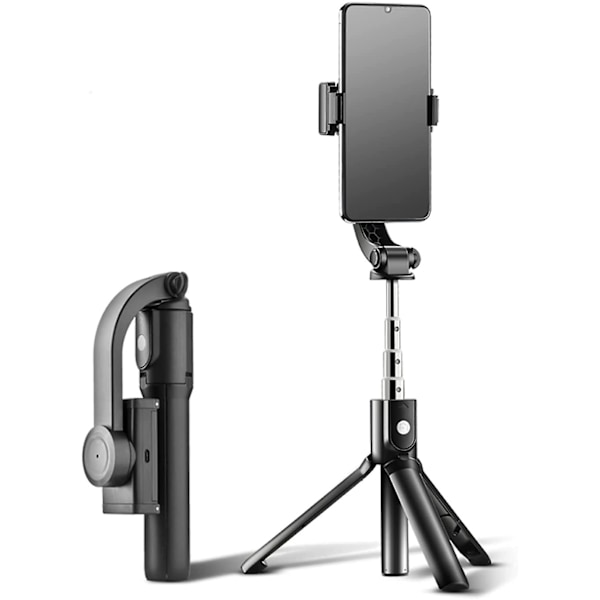 Selfie Stick Stabilisator Gimbal til Smartphone & med Udtrækkelig Funktion og Tripod