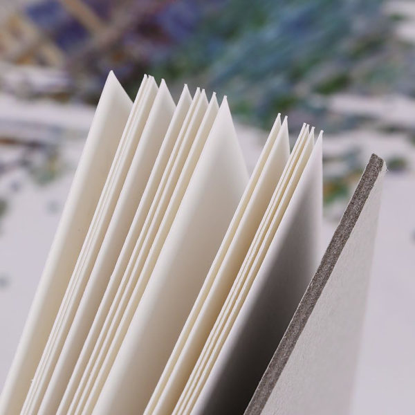 Skitsbog Akvarelpapir, 2 Pak A4 A5 Kunstner Serie Universal Skitseblok Notesblok til Maleri Tegning Dagbog Kreativ Notesbog 30 Ark (A5)
