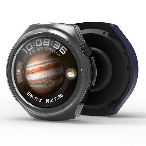 Anti-kollisionsskydd för Huawei Watch 4, PC-hölje med ihålig ram och skala Midnight Blue