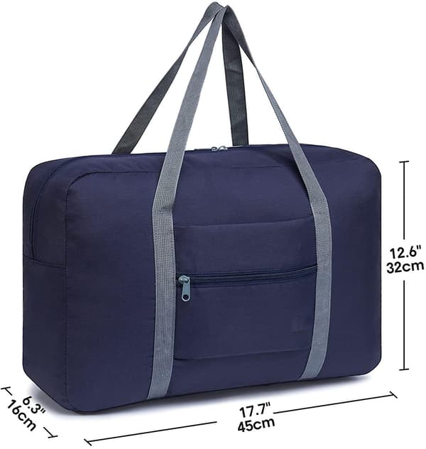 Hopfällbar resväska för handbagage, weekendväska för kvinnor