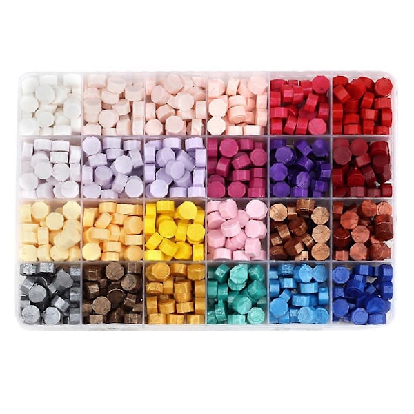 Voksseglperler, voksforseglingsperler for brevforsegling, voksseglperlesett for voksstempelforsegling Style 5