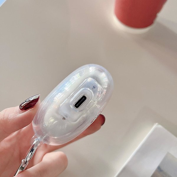 TPU-fodral för Lenovo LP80 Bluetooth-hörlurar, mönstrad, transparent, anti-fall-skydd Smile Face