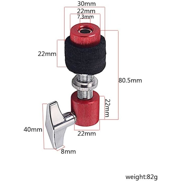 Hi-Hat Clutch for Hi-Hat Cymbal Legering Standard Jazz Tromme Slagverksinstrument Tilbehør