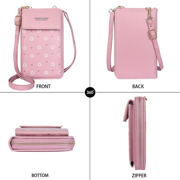 Mobilväska för kvinnor (rosa)