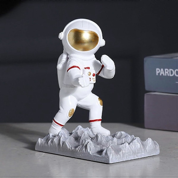 Astronauttihahmo PuhelintelineUniversaali Söpö Astronautti Puhelinteline Matkapuhelimille Tableteille Työpöydän Käsityöt Lahjat Huoneen Sisustukseen
