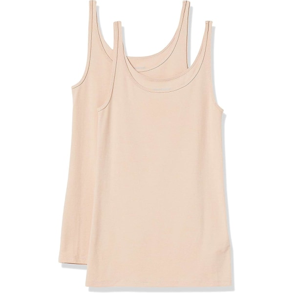 Dame Slim-fit Tynd Stroptop, Pakke med 2 Style 3 M