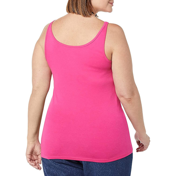 Slim-fit tanktopp med tynne stropper for kvinner, 2-pakning Style 11 M
