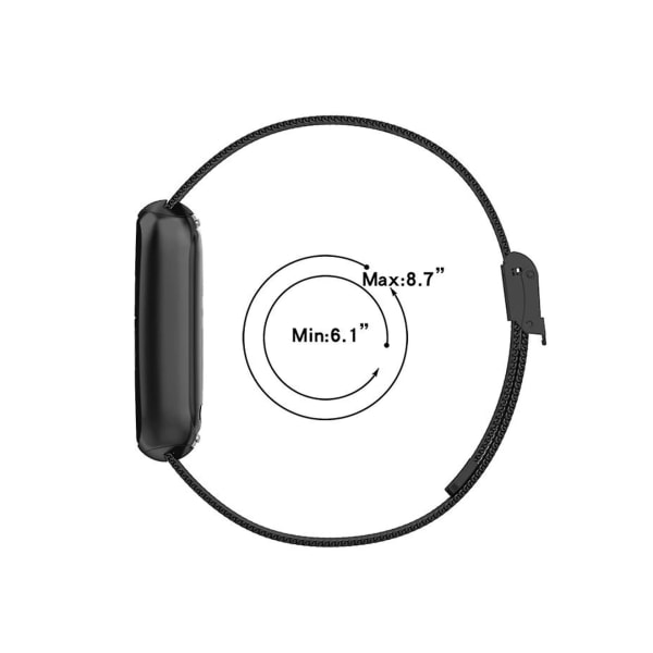 Til Fitbit Luxe Clip-on Metal Urrem