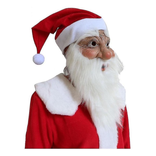 Jultomtemask Jul rollspel med hatt, jultomtens mask cover