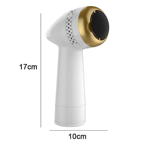Elektrisk fil og callusfjerner, genopladelig fodsliber, pedicure fodfil callusfjerner 1200 mA (gold)