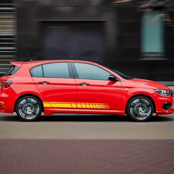 2 kpl Auton Sivukynnys Tarrat Pitkä Raita Auton Vinyylikalvo Teippaukset Tuning Yleismallinen Suoja Naarmuilta DIY Autotarvikkeet blue