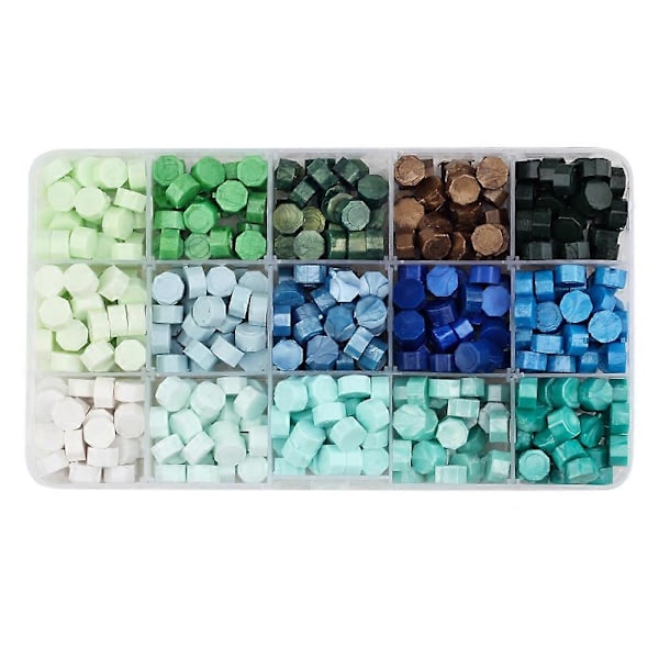 Voksseglperler, voksforseglingsperler for brevforsegling, voksseglperlesett for voksstempelforsegling Style 2