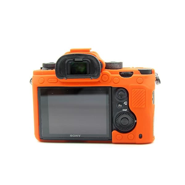 Mjukt silikonfodral för Sony A9/A7M3/A7R3 Orange