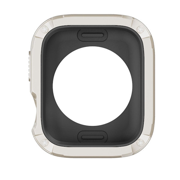 TPU+PC-fodral för Apple Watch Series 6 5 4 SE SE (2022) 44mm/8 7 45mm Starlight