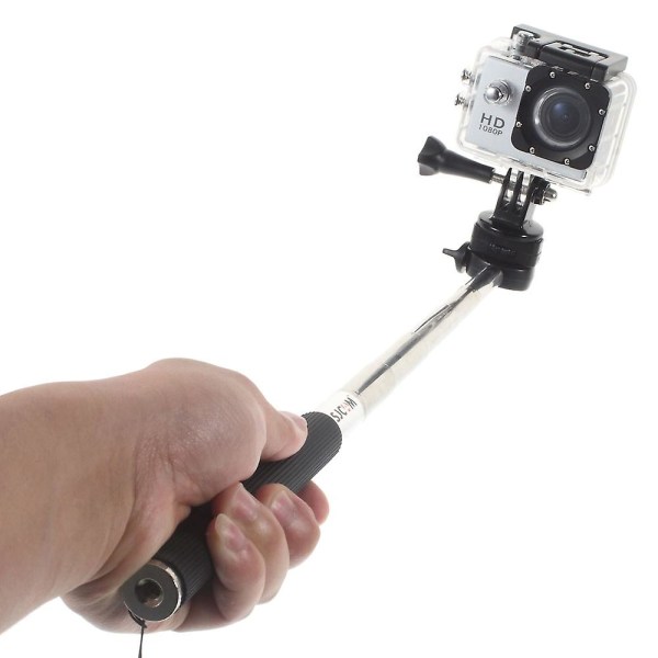 Utdragbar handhållen Selfie Monopod för SJCAM-kameror och GoPro Action-kameror