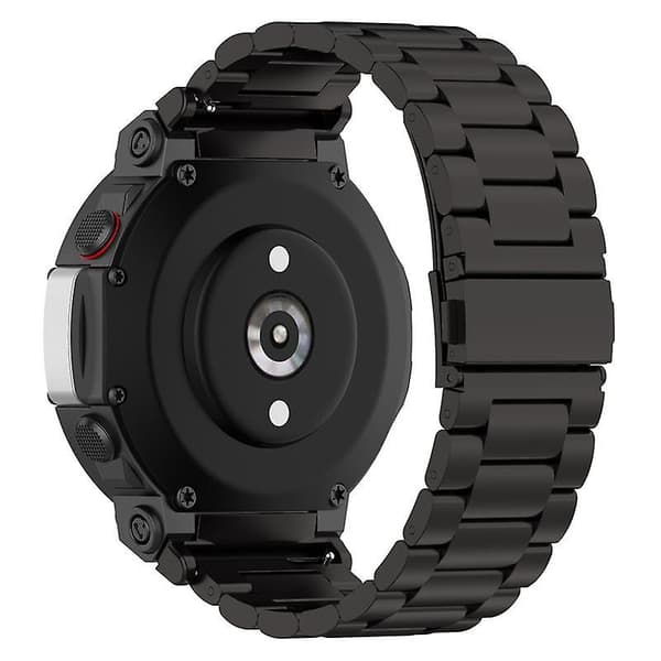 Tre-perle rustfrit stål armbåndsrem til Huami Amazfit T-Rex 2, med spænde
