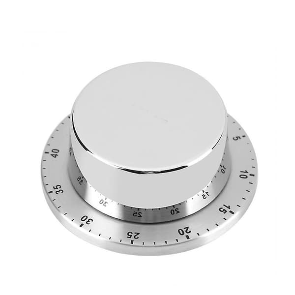 Kök Timer, Kock Kök Timer Med Hög Alarm, Inga Batterier Krävs, Magnetisk Baksida, Utsökt Rostfritt Stålkropp