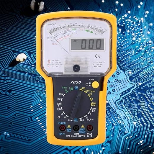 Multi Testere KT7030 Digital Analog Spændingsmåler Amperemeter Høj Sensitivitet Præcisionspeger Multimeter Dobbelt Display Panel