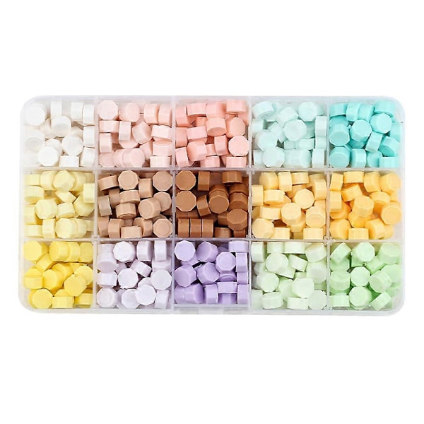 Voksseglperler, voksforseglingsperler for brevforsegling, voksseglperlesett for voksstempelforsegling Style 1