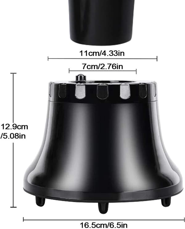 Universal hårfön diffuser lämplig för 3,5 cm till 6,6 cm justerbart hårfönmunstycke för lockigt eller vågigt hår