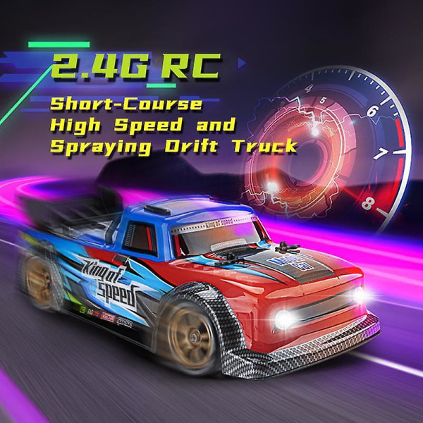 1/16 2.4GHz Lava-auto Drifting Stunt-autolelut Suihkutoiminnolla Modifioidut RC-kilpa-autolelut